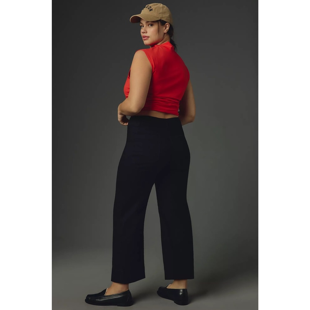 Anthropologie Maeve | The Collete Crop Wide Leg Pants ~ US 30 - Picture 3 of 13